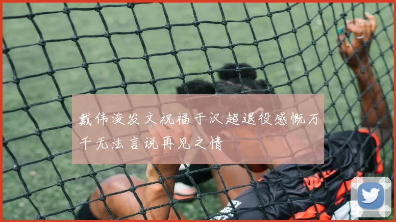 戴伟浚发文祝福于汉超退役感慨万千无法言说再见之情